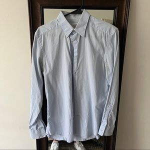 Blue Versace Dress Shirt